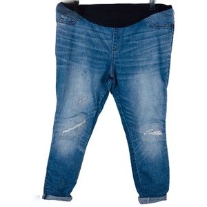Liz Lange Maternity Jeggings Light Blue Large